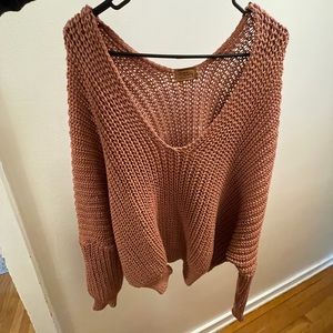 Copper slouchy fall/winter sweater. POL brand